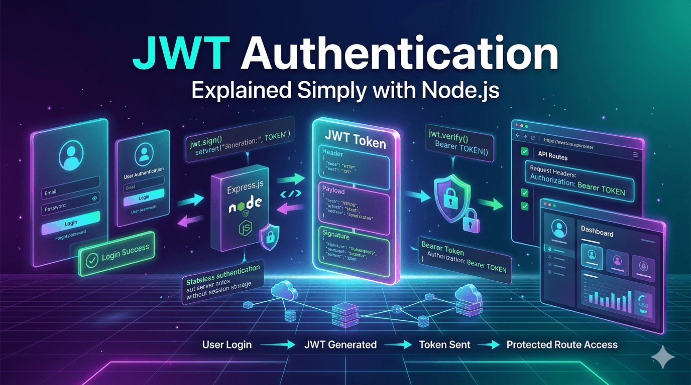 JWT Authentication in Node.js Explained Simply