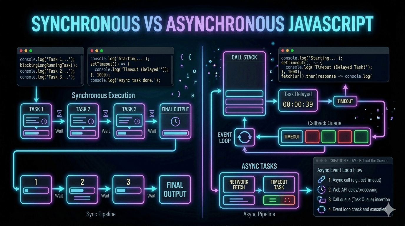 Synchronous vs Asynchronous JavaScript