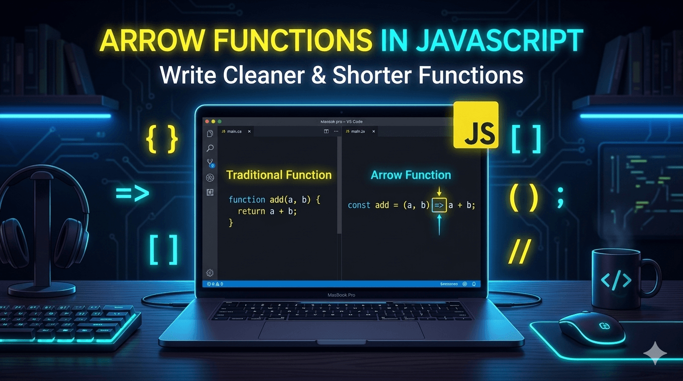 Arrow Functions in JavaScript: A Simpler Way to Write Functions