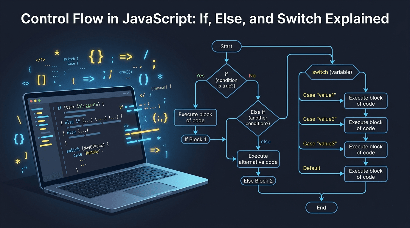 Control Flow in JavaScript: If, Else, and Switch Explained