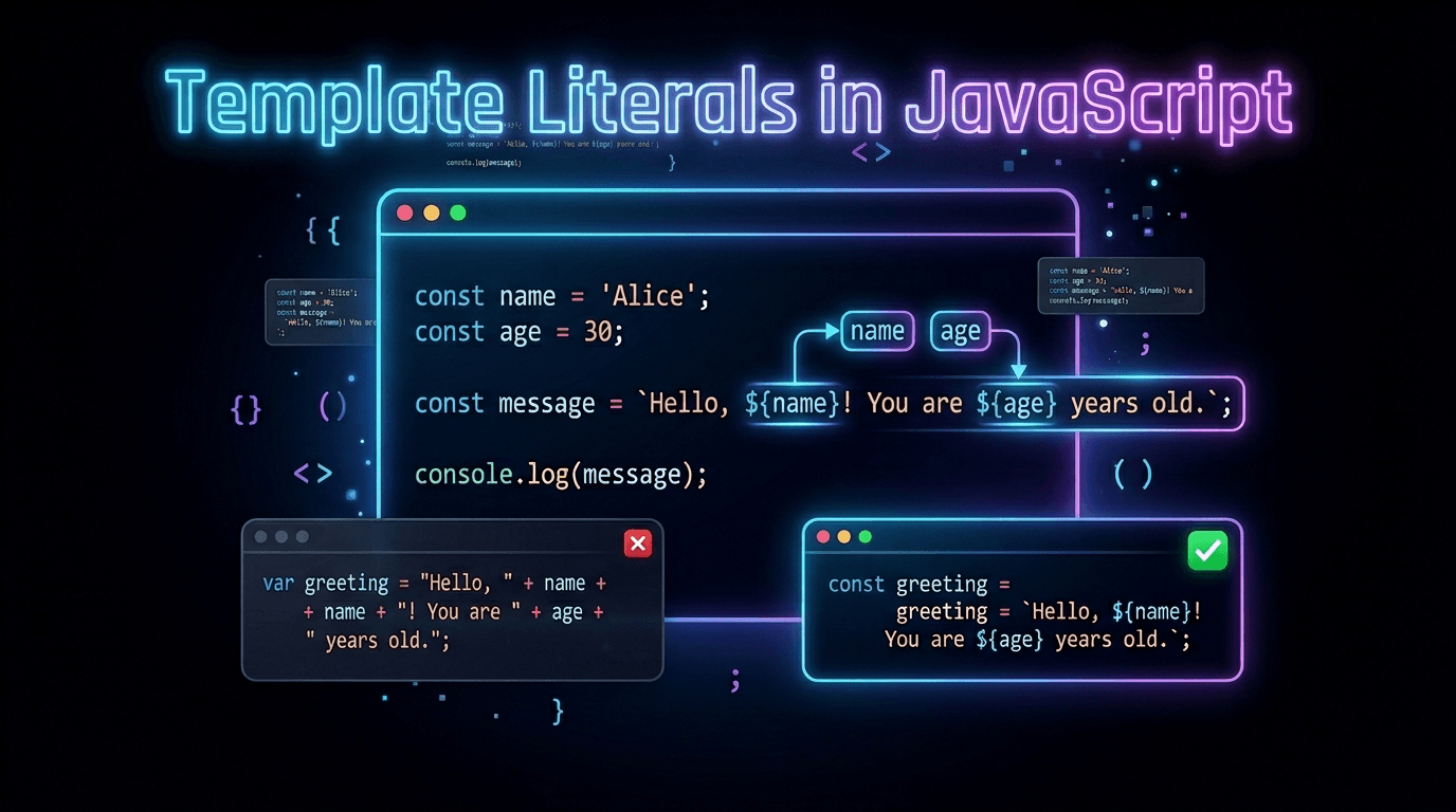 Template Literals in JavaScript