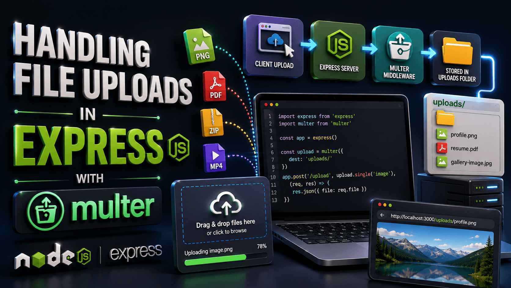 Handling File Uploads in Express with Multer