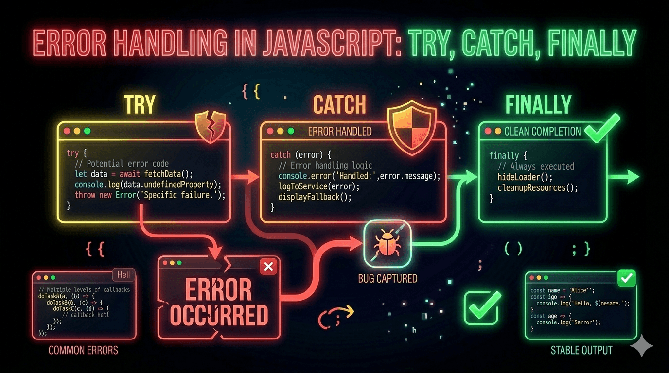 Error Handling in JavaScript: Try, Catch, Finally